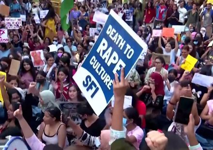 ‘We need freedom’: New Delhi women protest sexual violence