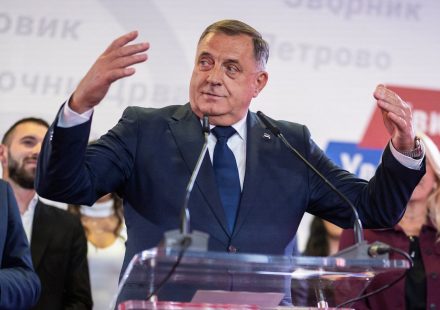 Bosnian Serb nationalist claims party victory in Bosnia elections