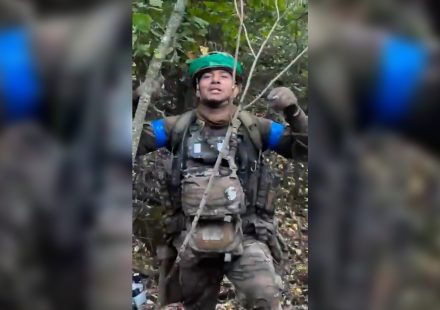 Mexican and Colombian cartel mercenaries filmed fighting in Ukraine