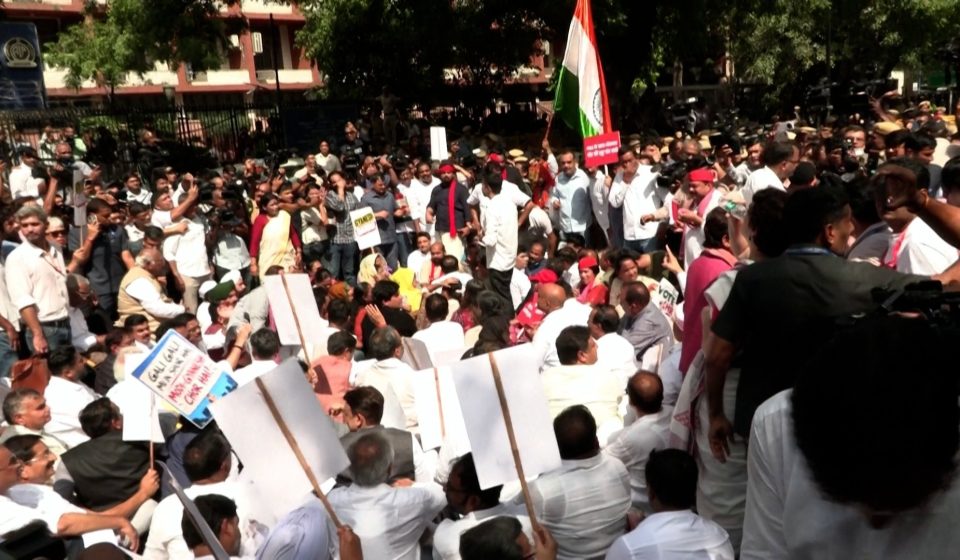 Indian opposition leaders detained during voter lists protest