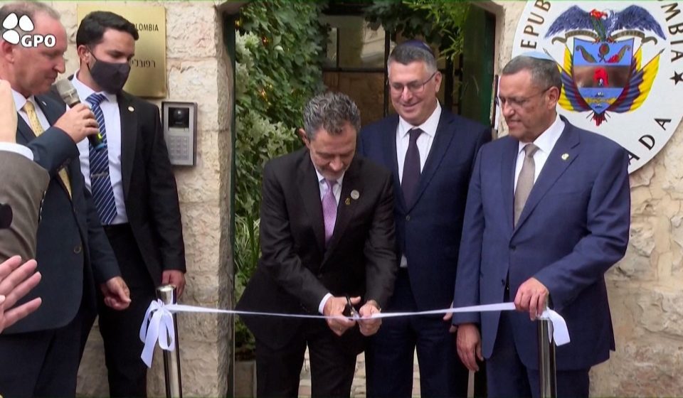 Colombia opens embassy in Jerusalem and restores free trade with Israel