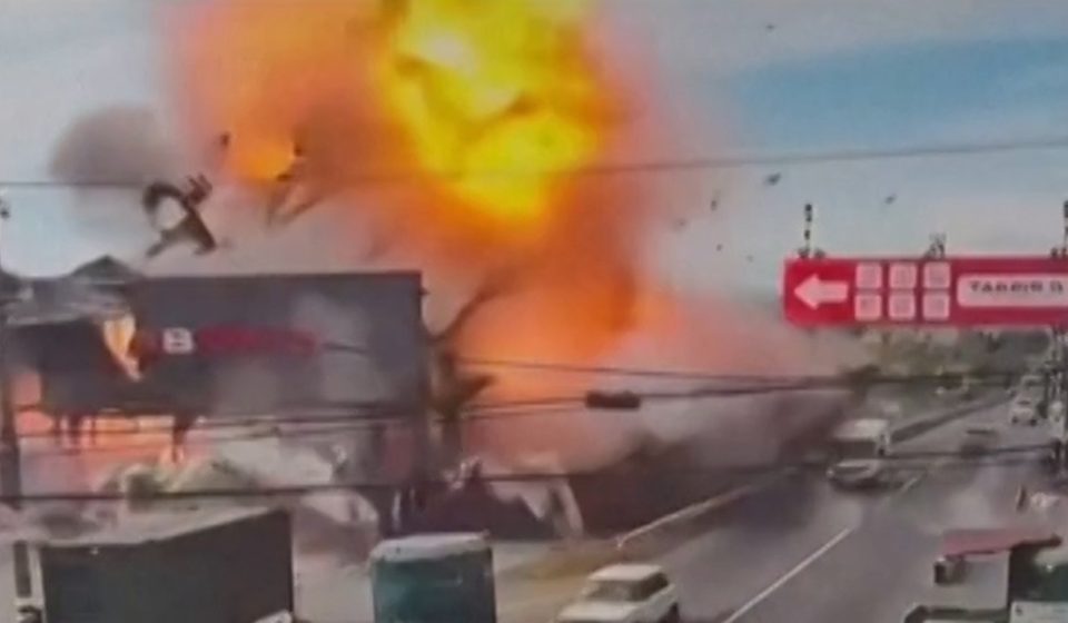 Russian jet-powered drone hits supermarket in Ukraine’s Odesa
