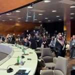Delegates walk out as Israeli president addresses summit