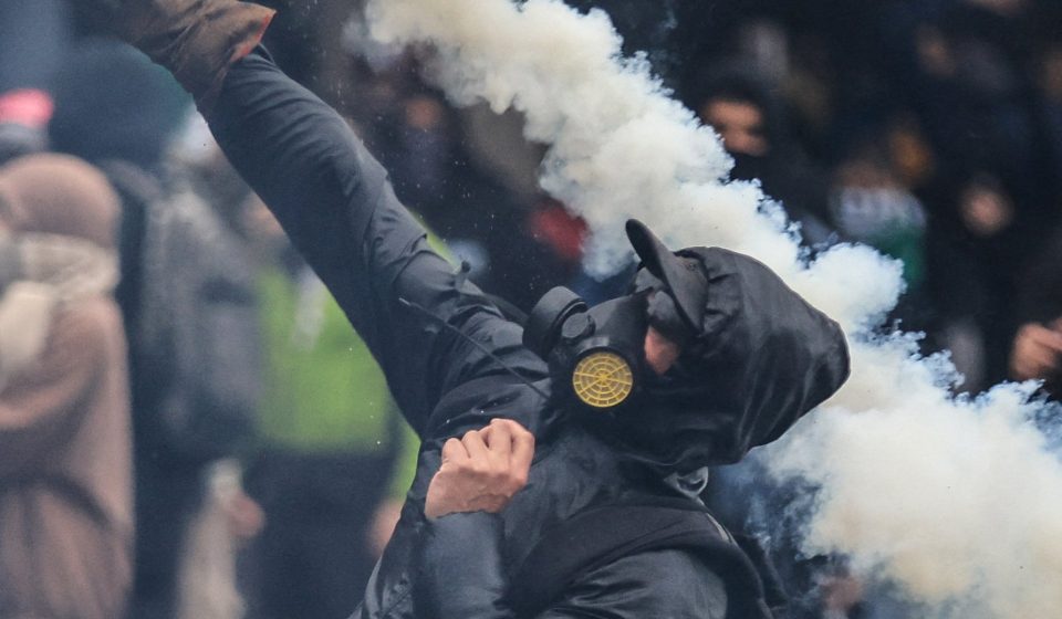 Clashes erupt at protest over university funding law in Argentina