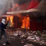 Buildings and cars set on fire as cost of living protests rock France