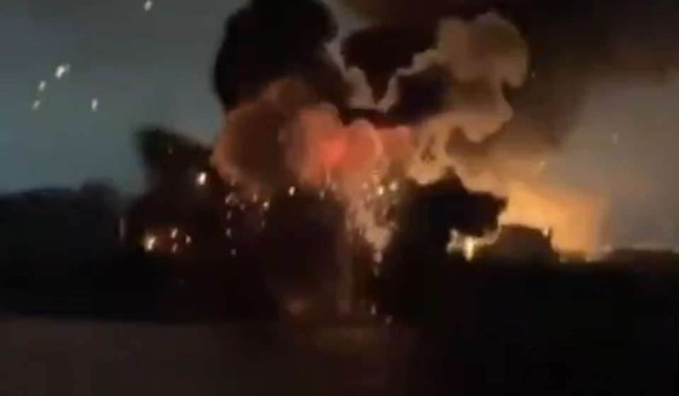 St Petersburg under attack from Ukrainian drone swarm