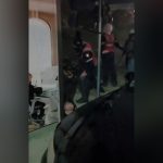 Police in Albania filmed beating protester unconscious