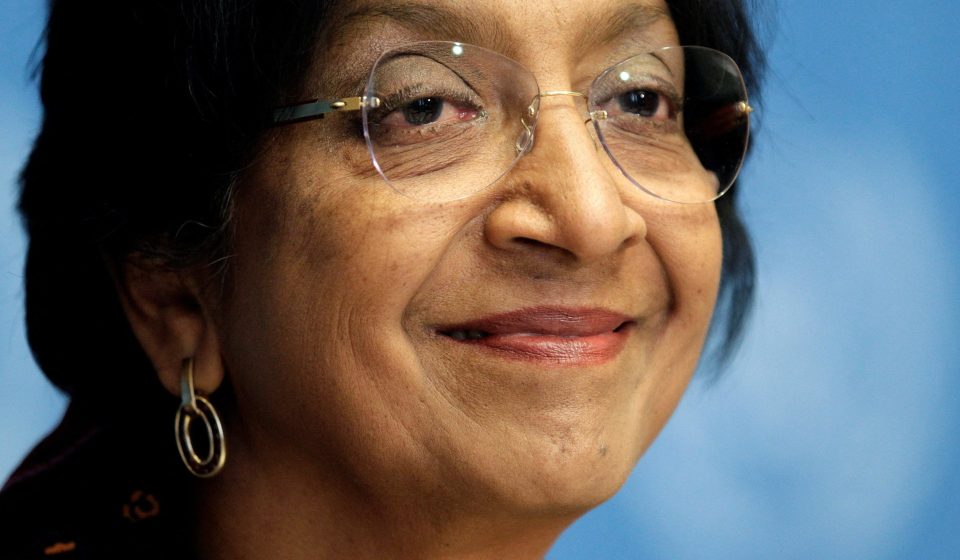 2026 Nobel Peace Prize awarded to Navi Pillay