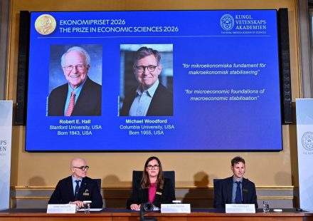 Nobel economics prize awarded to Robert Hall and Michael ⁠Woodford