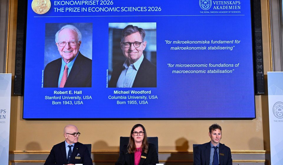 Nobel economics prize awarded to Robert Hall and Michael ⁠Woodford
