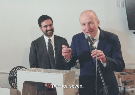Mamdani, Irish PM play bingo, ‘split the G’ in New York